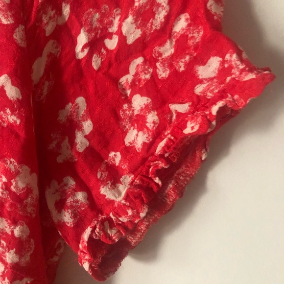 ❤️Lulu’s Garden Explorer Floral Dress Waist Tie V-Neck Rayon Size M - Picture 9 of 11